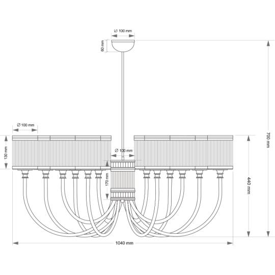 villa vilagitas nagymeretu arany luxus uvegburas csillar art deco glamour klasszikus elegans lampa nappali targyalo.jpg